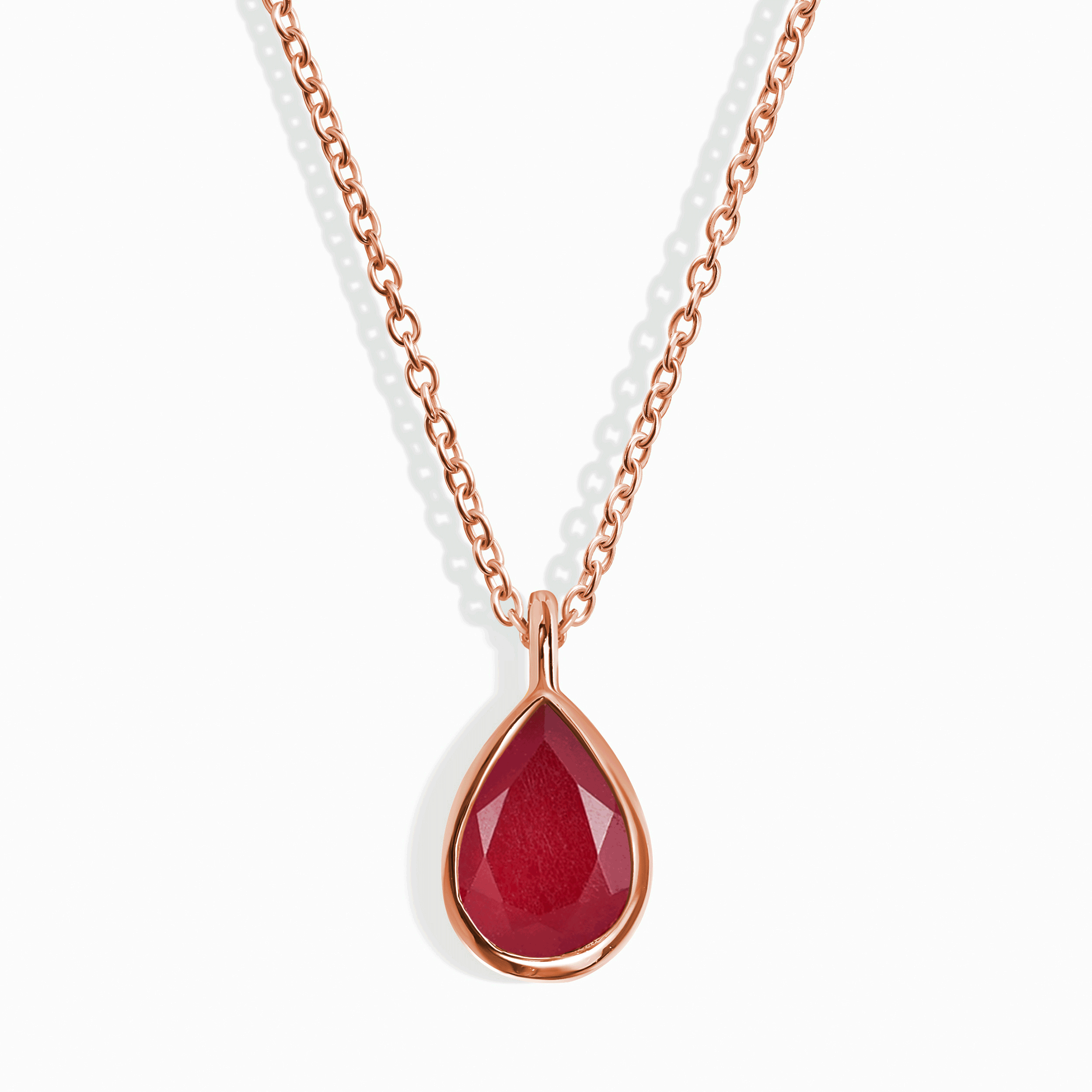 Pink Quartz Necklace - Hidden Heart