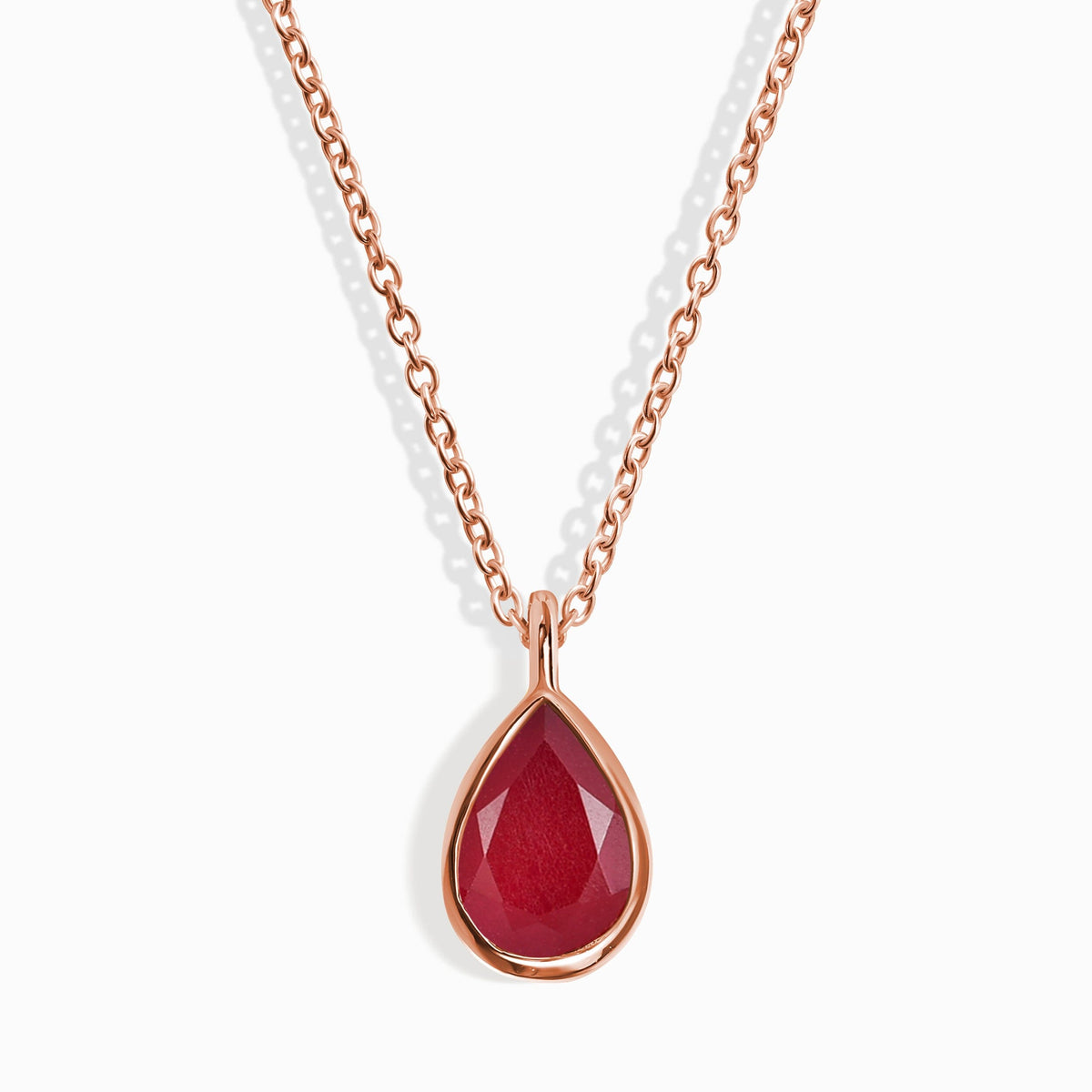 Pink Quartz Necklace - Hidden Heart
