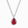 Pink Quartz Necklace - Hidden Heart