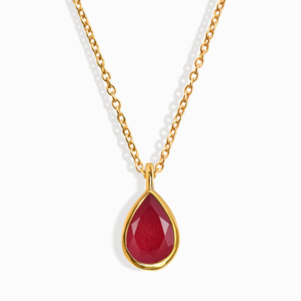 Pink Quartz Necklace - Hidden Heart