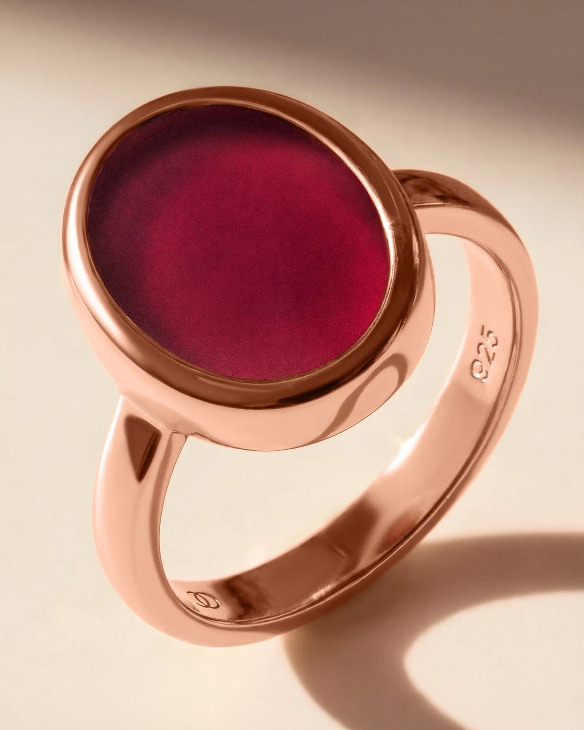 Pink Quartz Ring - Enfolded