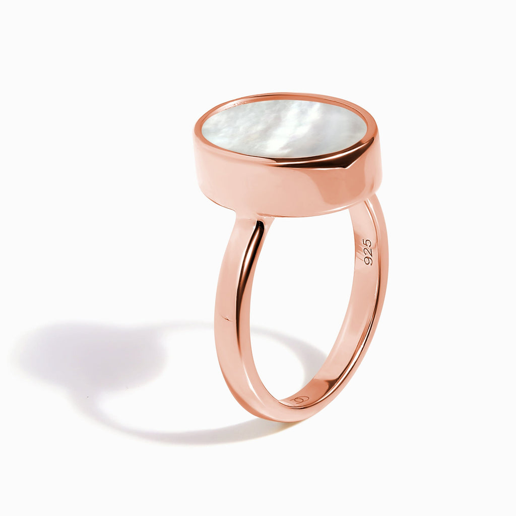 Mother of Pearl Ring - Enfolded