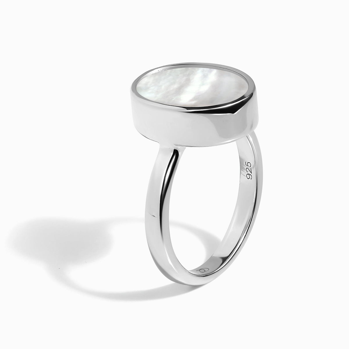 Mother of Pearl Ring - Enfolded