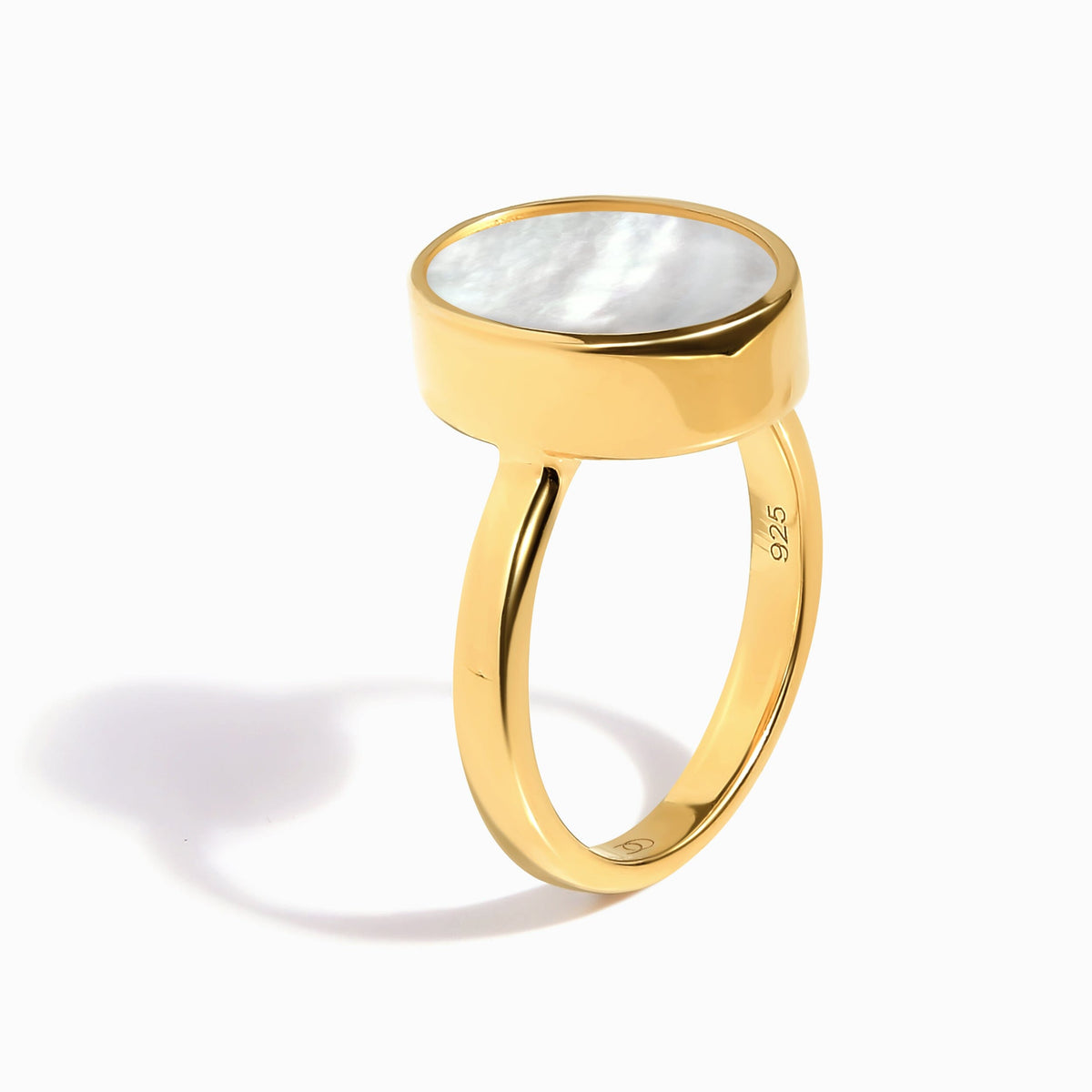 Mother of Pearl Ring - Enfolded