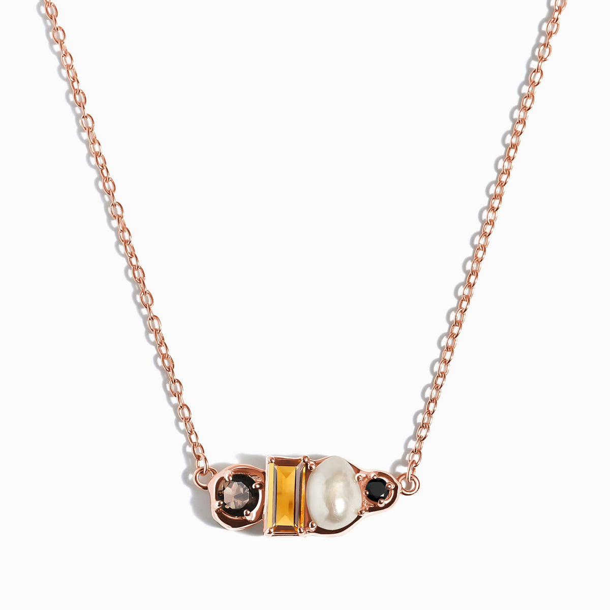 Madeira Citrine Pearl Necklace - Treasure