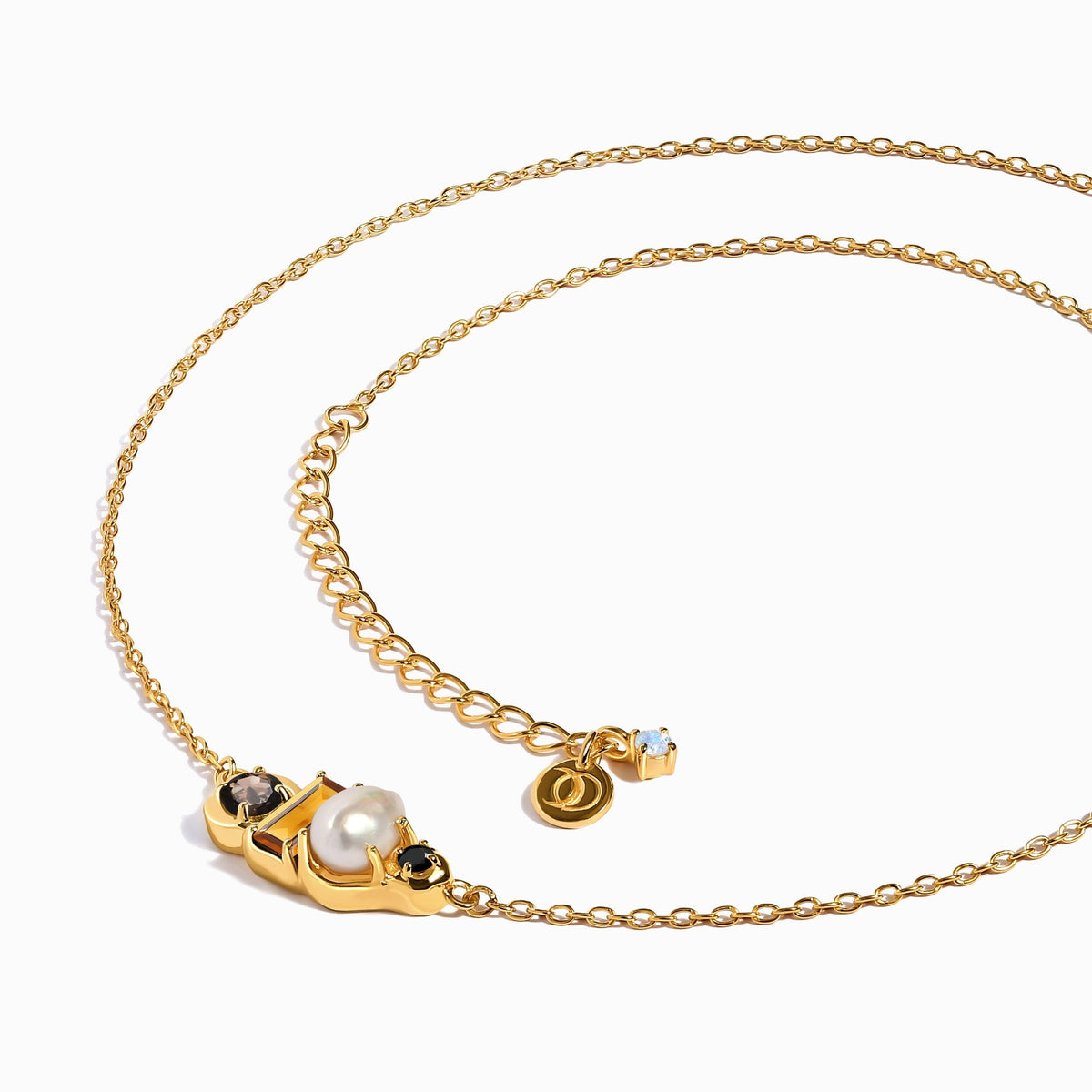 Madeira Citrine Pearl Necklace - Treasure