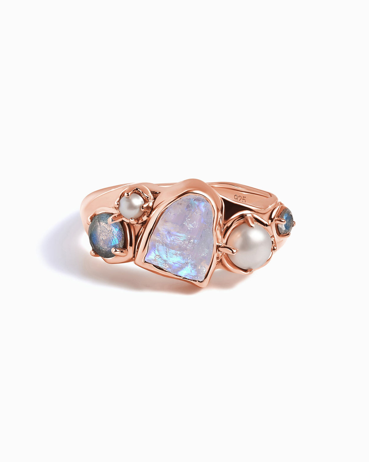 Moonstone Pearl Ring - Heirloom