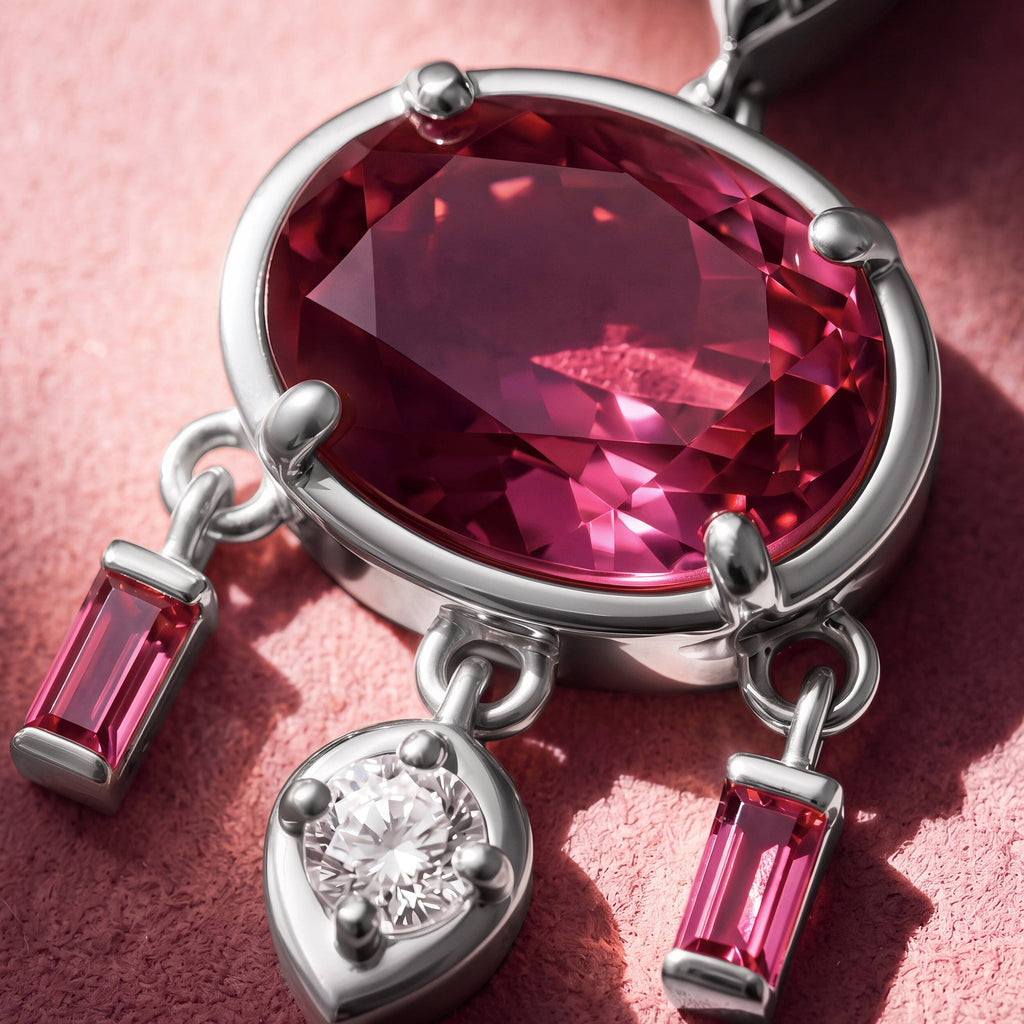 Pink Topaz Necklace - Dreamcatcher
