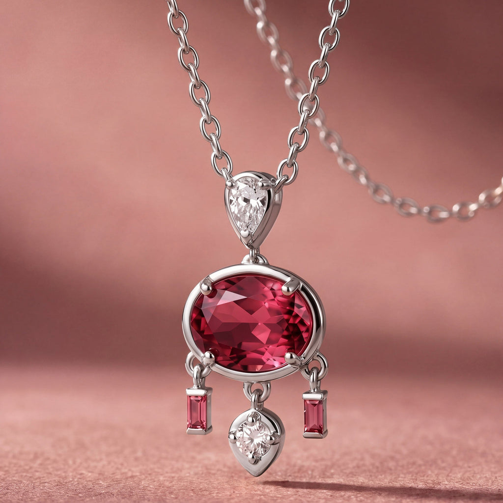Pink Topaz Necklace - Dreamcatcher