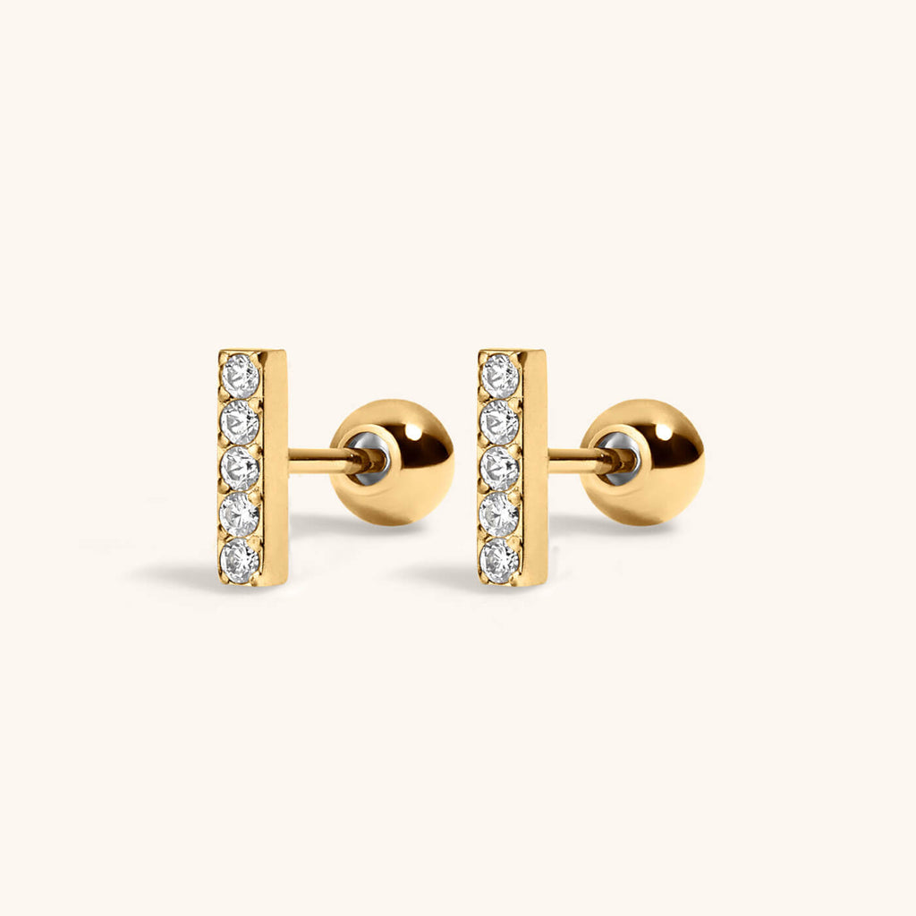 Pave Bar Studs