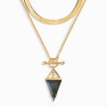 Labradorite Heroine & Herringbone Necklaces