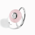 Rose Quartz Fidget Ring - Ora