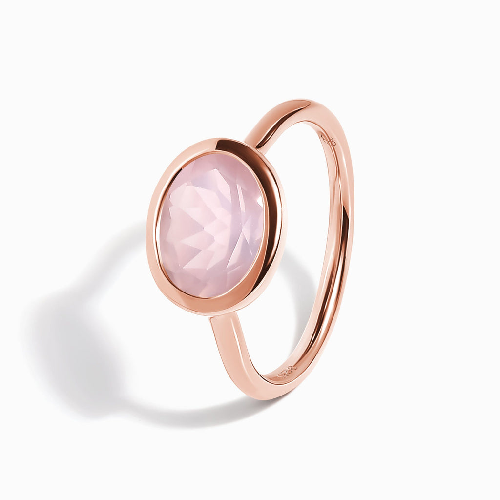 Rose Quartz Ring - Skin-Touch