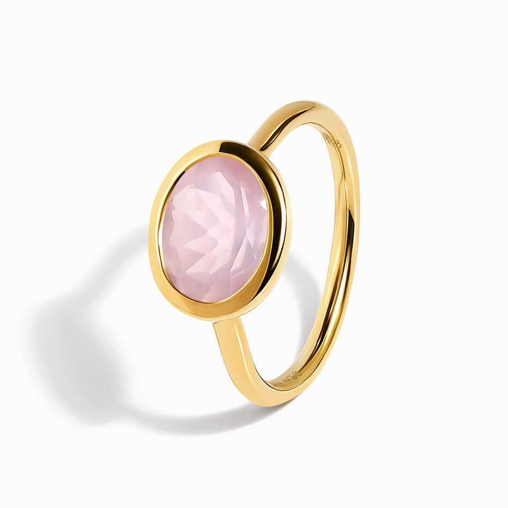 Rose Quartz Ring - Skin-Touch