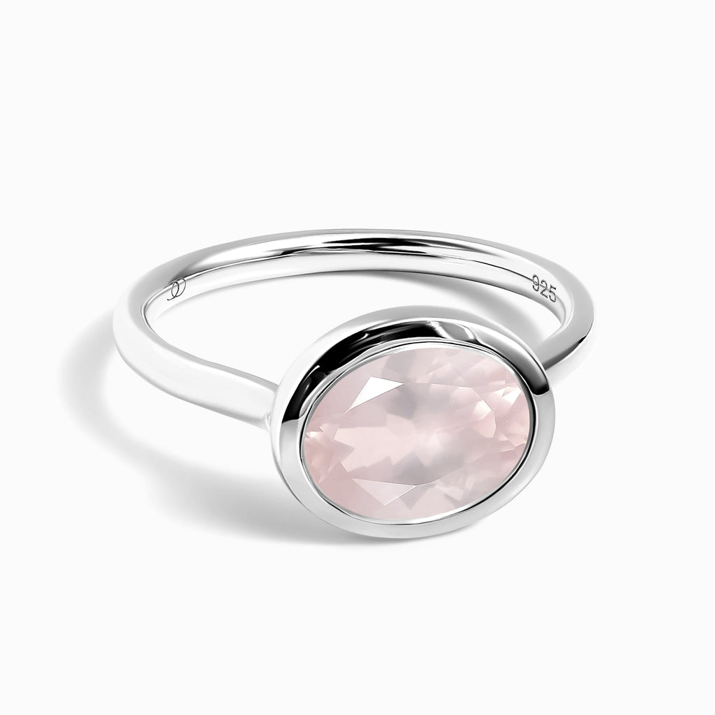 Rose Quartz Ring - Skin-Touch