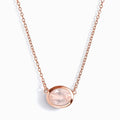 Rose Quartz Necklace - Skin-Touch