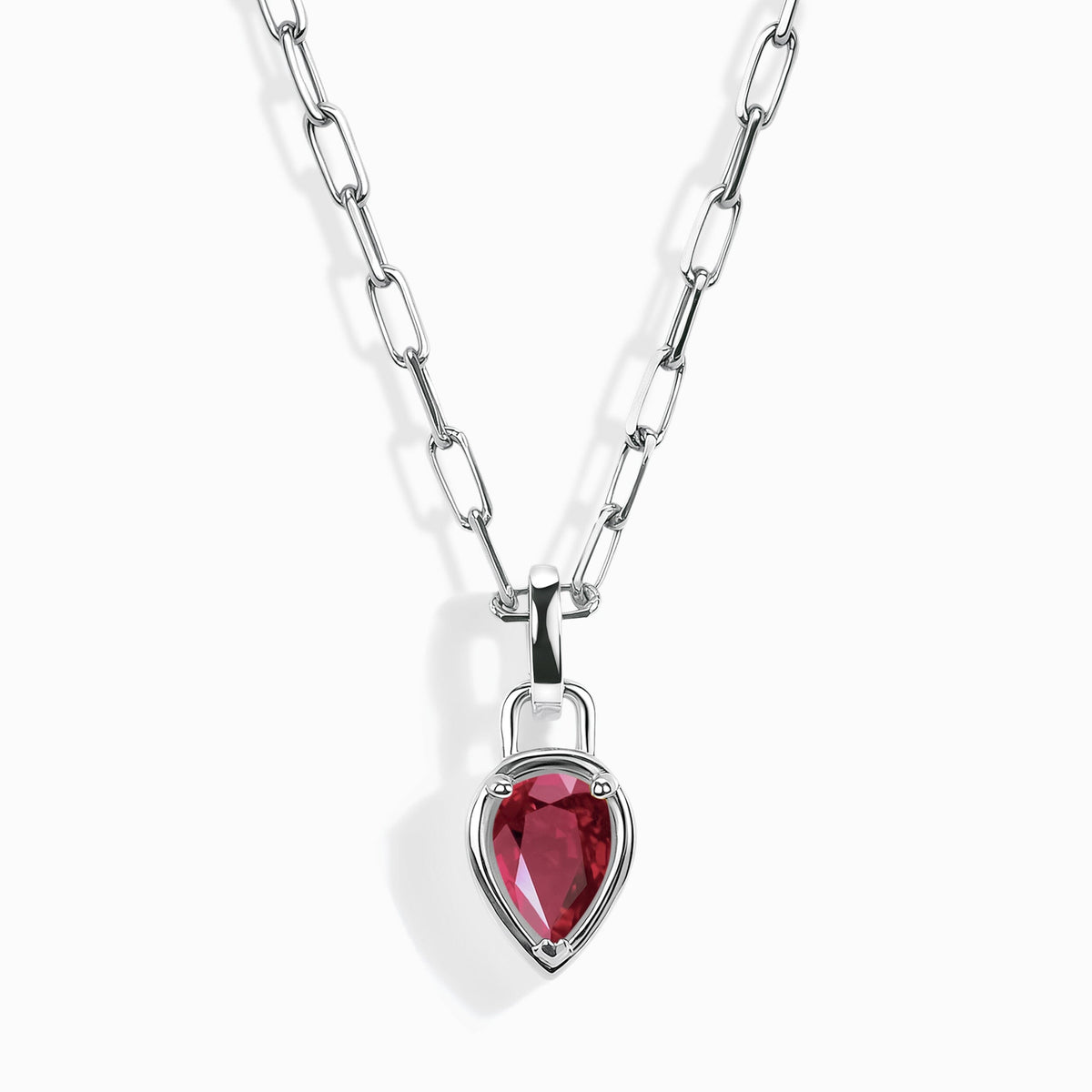 Ruby Talis Widelink Necklace - July Birthstone