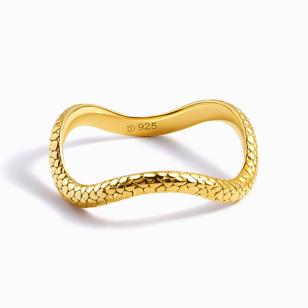 Ring Band - Serpent Waves