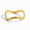 Ring Band - Serpent Waves