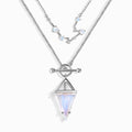 Moonstone Aquarius Zodiac Constellation & Heroine Necklaces
