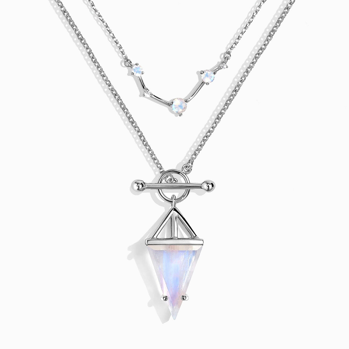 Moonstone Aries Zodiac Constellation & Heroine Necklaces