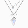 Moonstone Pisces Zodiac Constellation & Heroine Necklaces