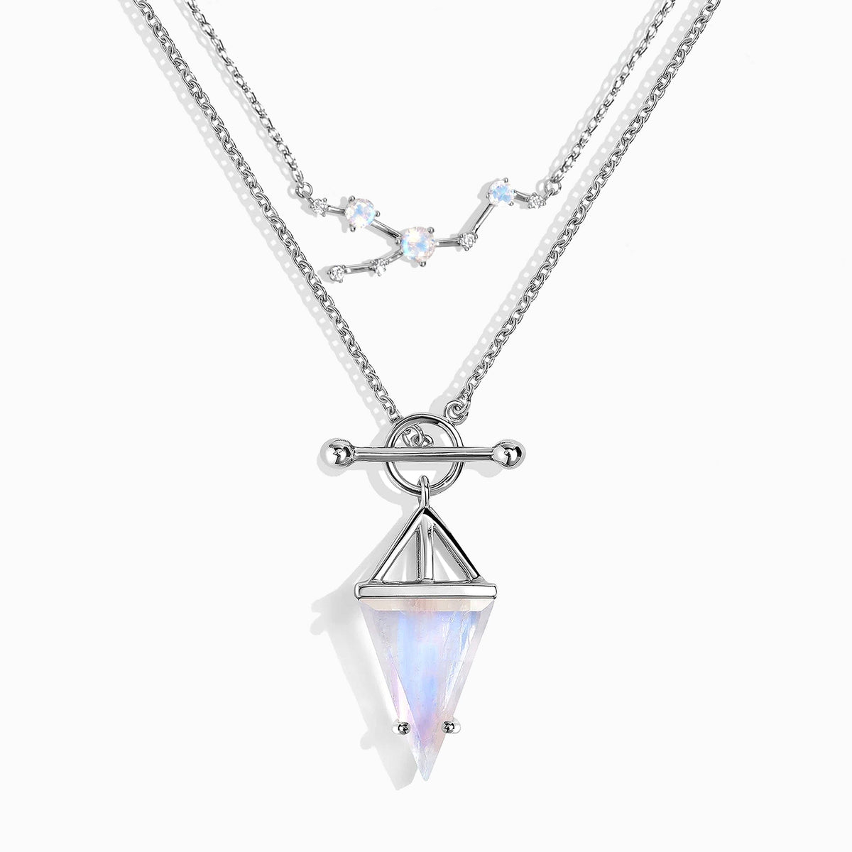 Moonstone Taurus Zodiac Constellation & Heroine Necklaces