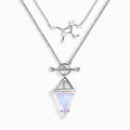 Moonstone Virgo Zodiac Constellation & Heroine Necklaces