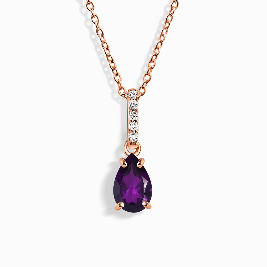 Amethyst Necklace Sway - February Birthstone