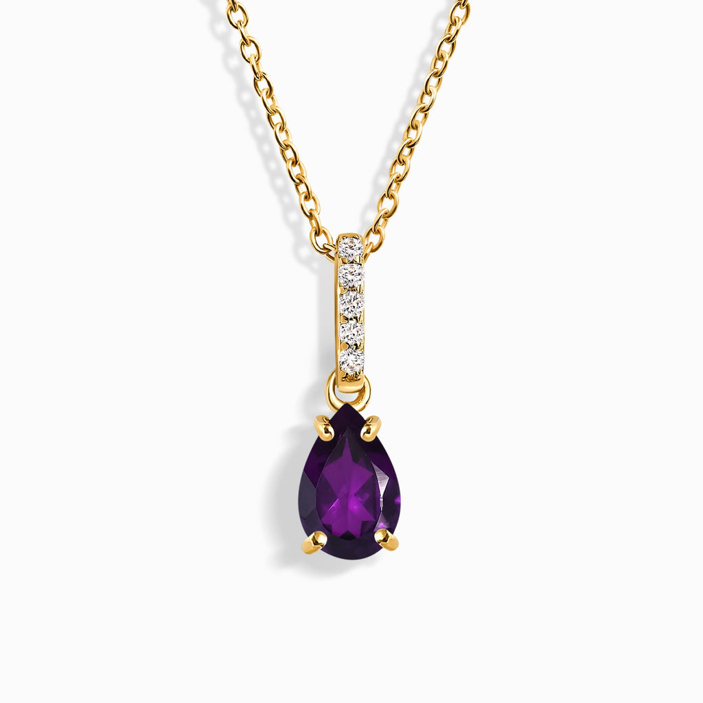 Amethyst Necklace Sway - February Birthstone
