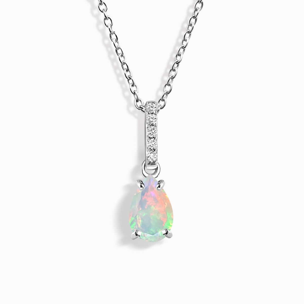 Opal Necklace Sway - October Birthstone