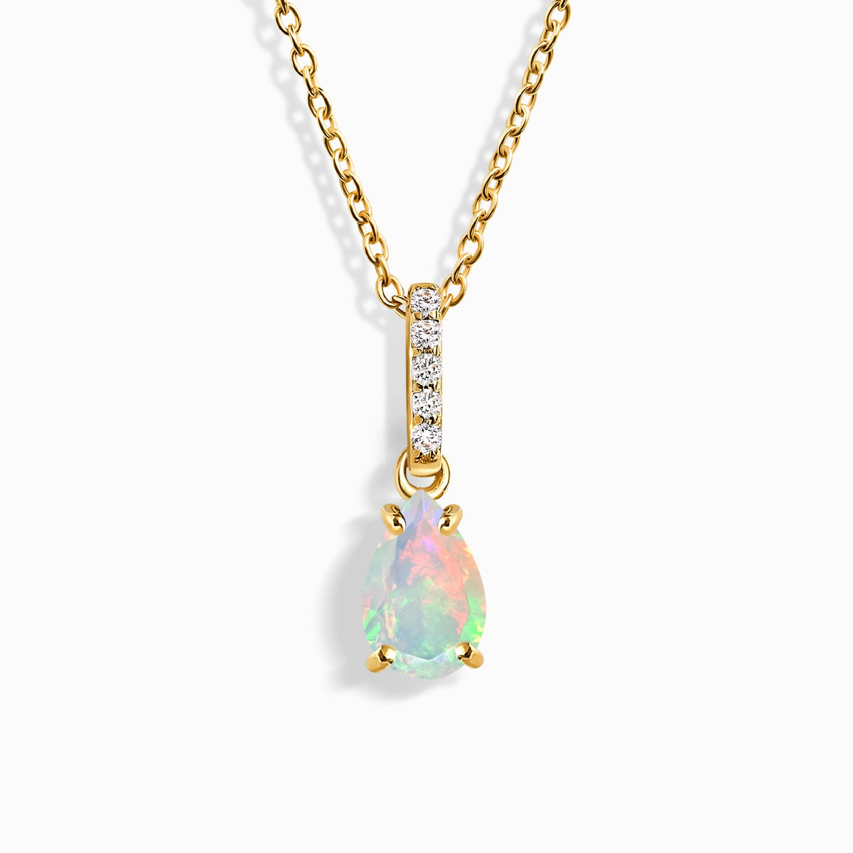 Opal Necklace Sway - October Birthstone