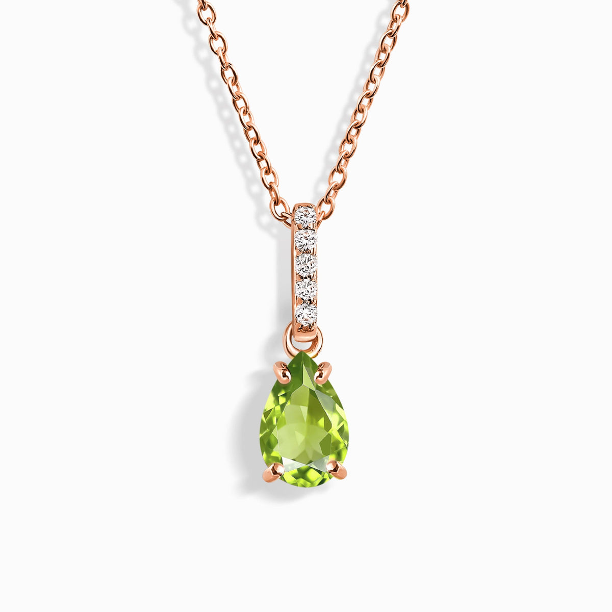 Peridot Necklace Sway - August Birthstone