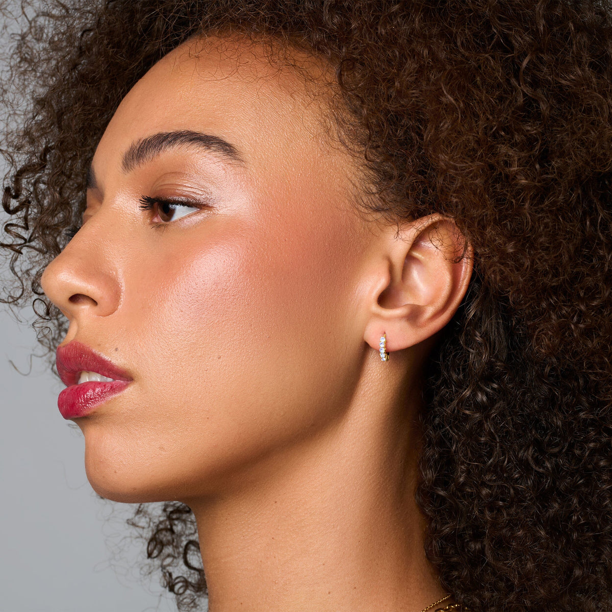Moonstone Earrings - Bonny Hoops