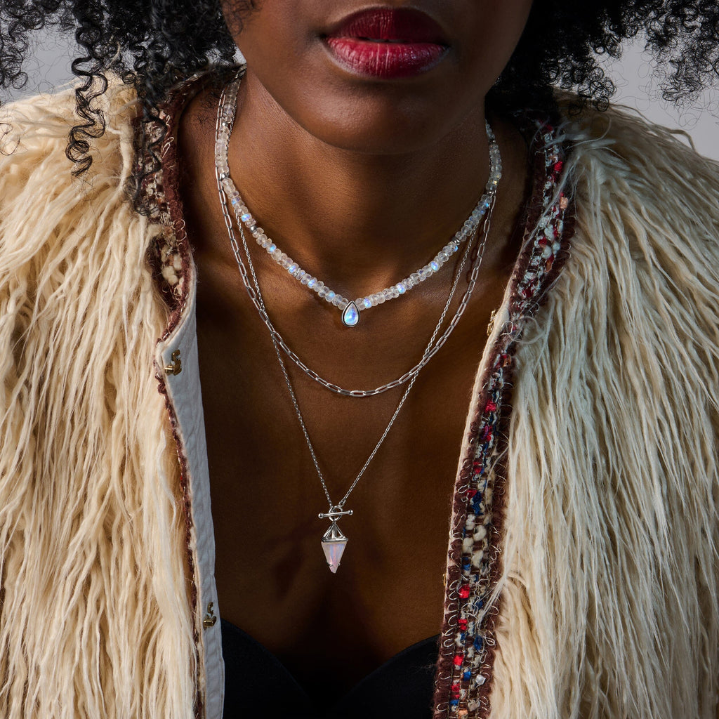 Rose Quartz Necklace - Heroine