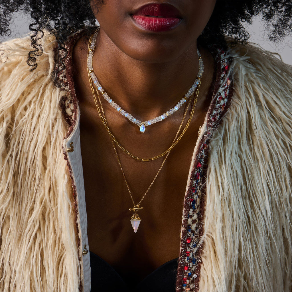 Rose Quartz Necklace - Heroine