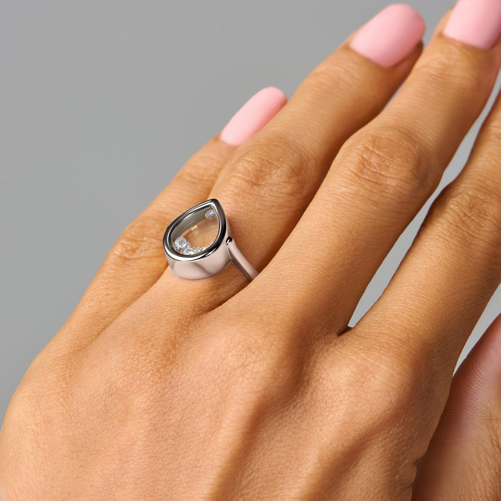 Moonstone Aquamarine Ring - Gem Glide