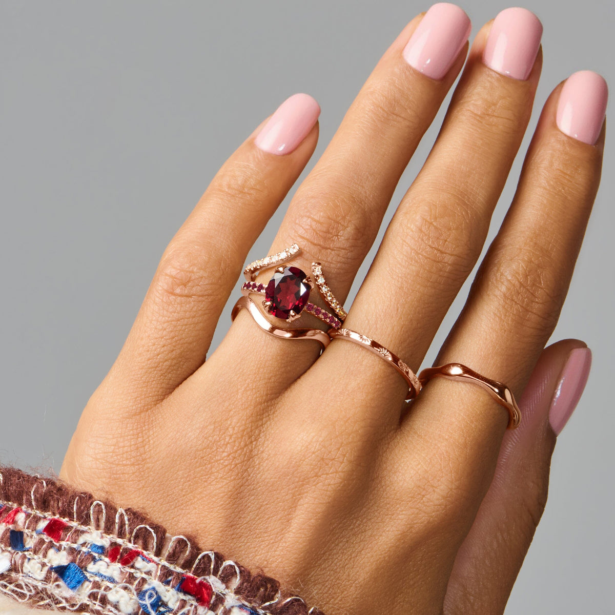 Garnet Ruby Ring - Harlow