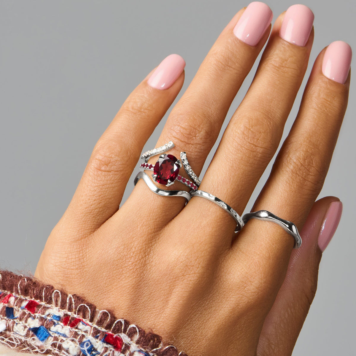Garnet Ruby Ring - Harlow
