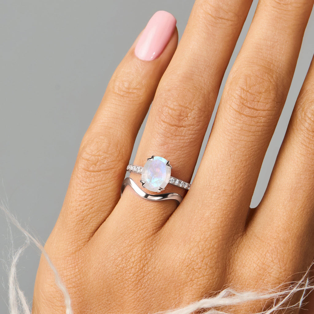 Moonstone Harlow & Waves Rings