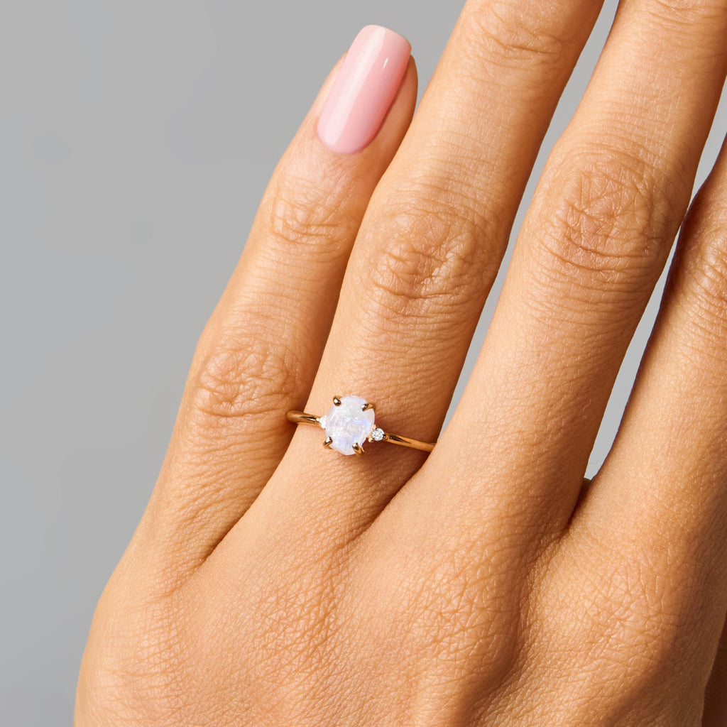 Moonstone Ring - Petite Allure