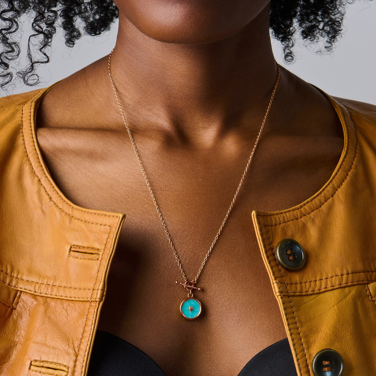Amazonite T-Lock Necklace - Sol