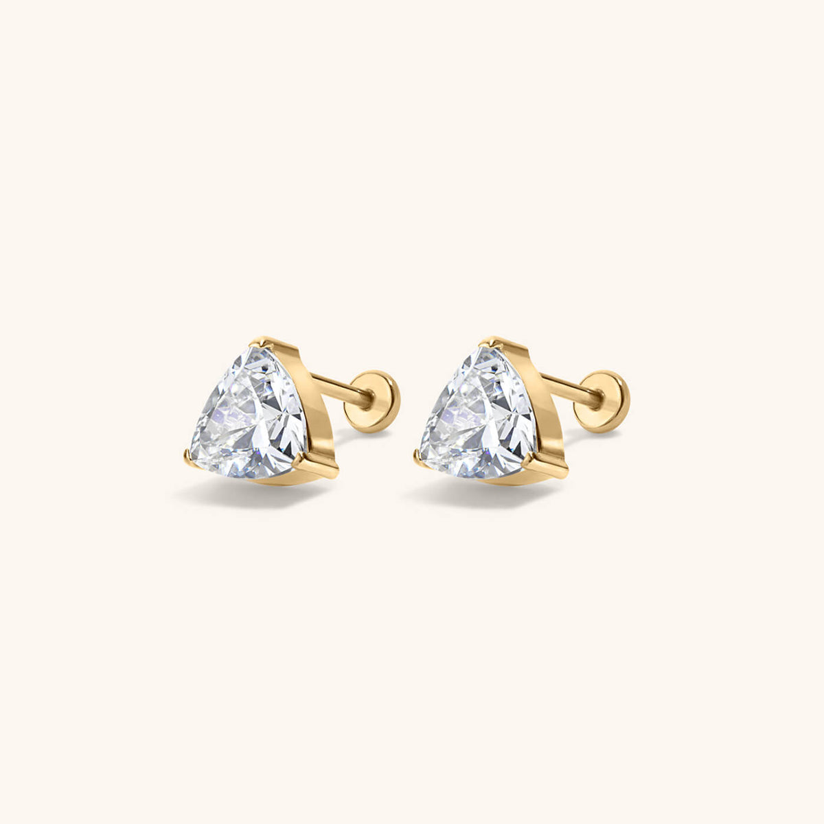Celestial Crystal Trillion Nap Earrings