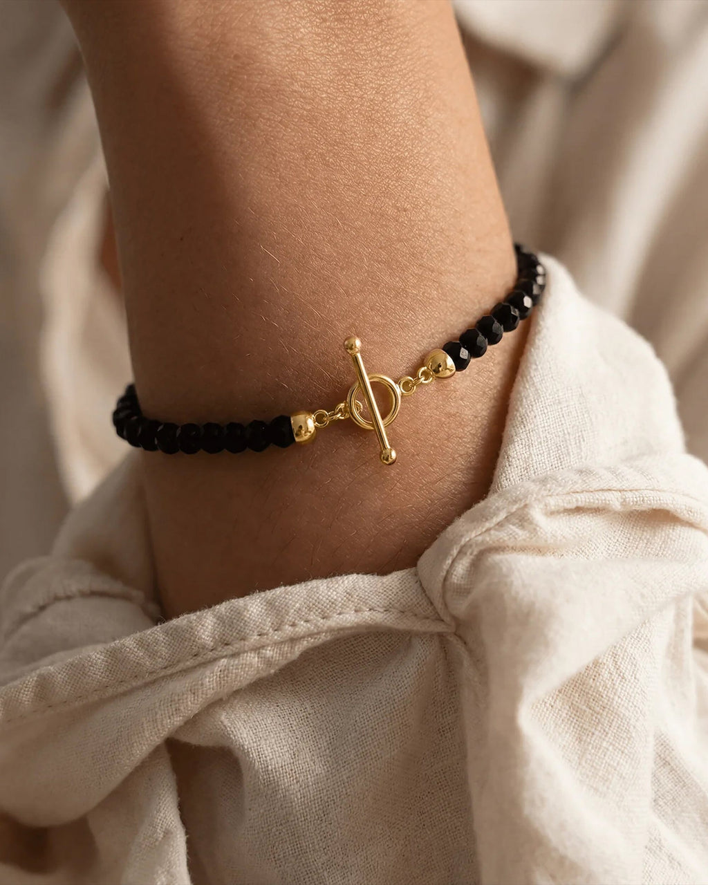 Black Obsidian Bracelet - Vibrations