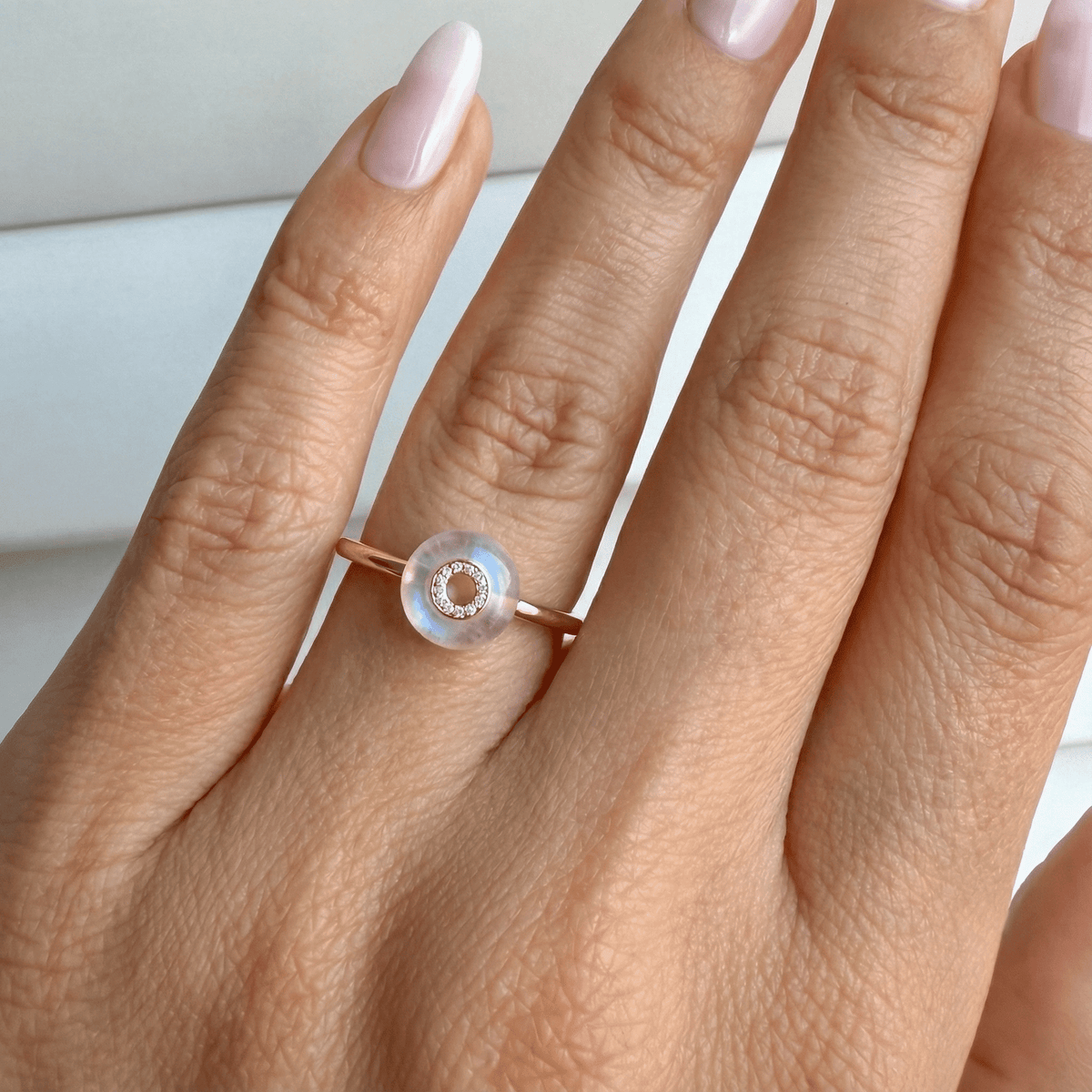 Moonstone Fidget Ring - Liora