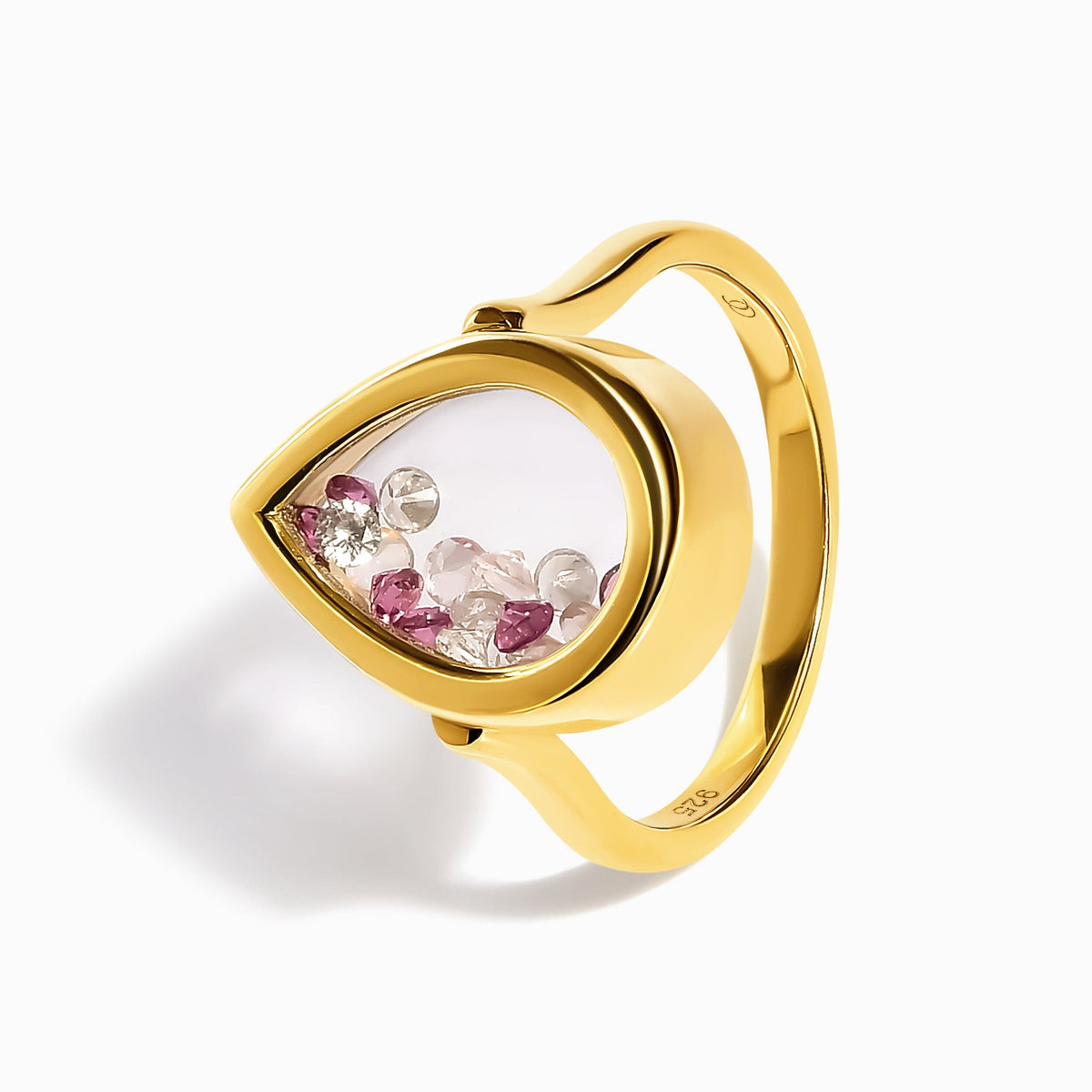 Rose Quartz Rhodolite Ring - Gem Glide
