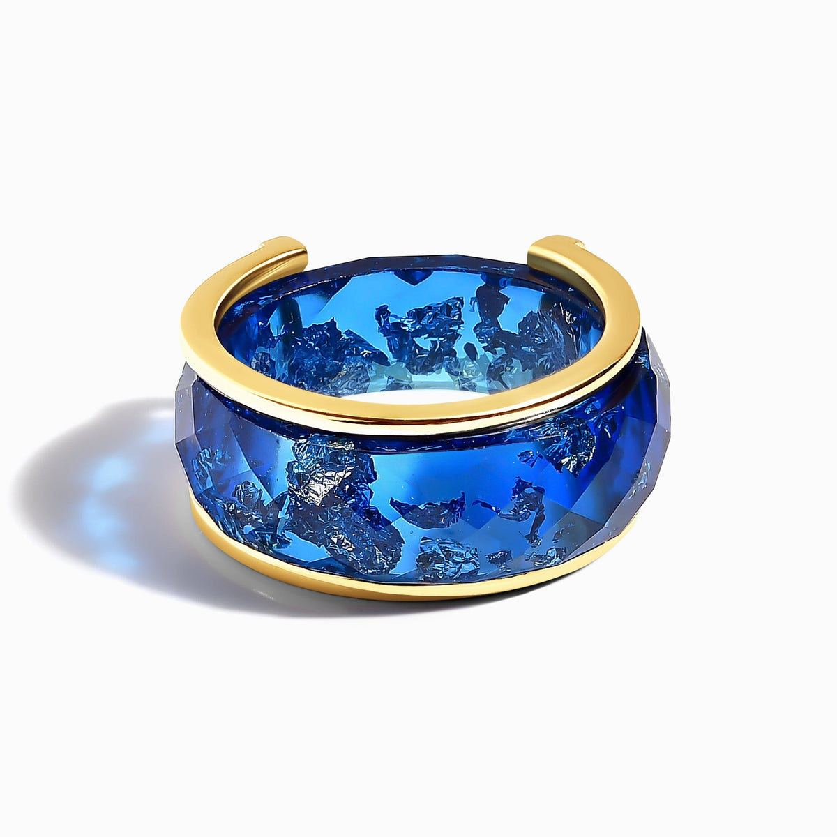 2in1 Resin Ring - Deep Blue