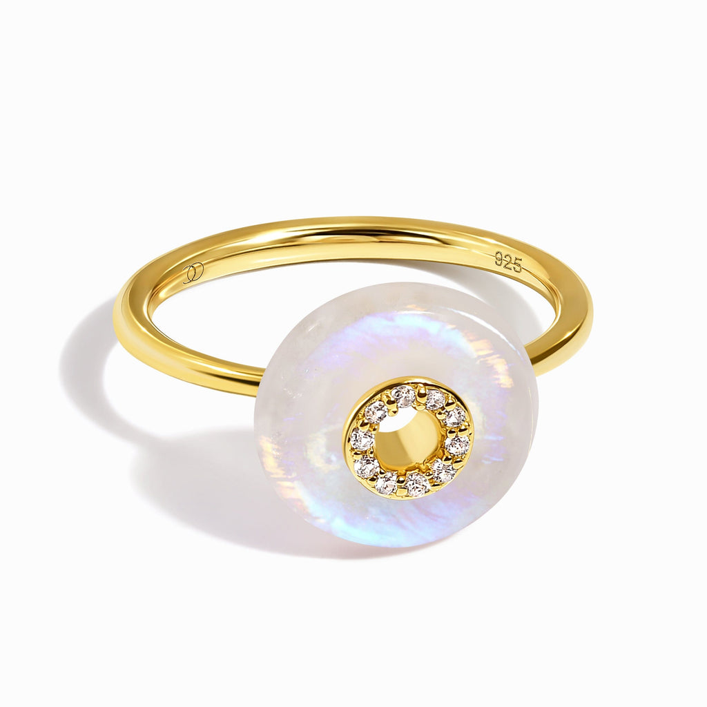 Moonstone Fidget Ring - Liora