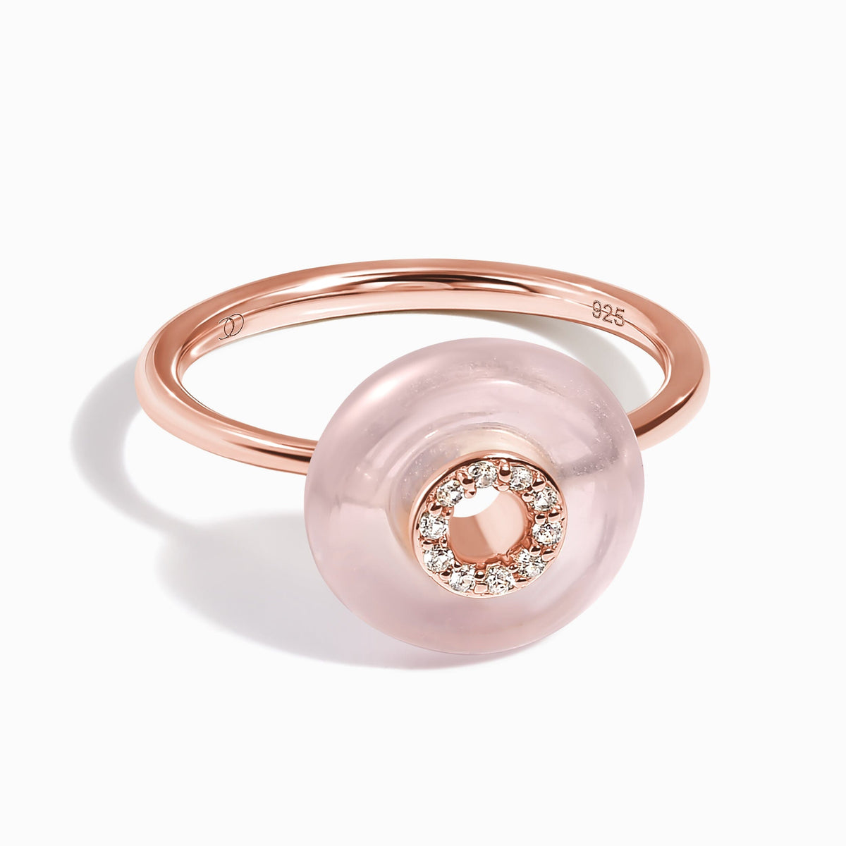 Rose Quartz Fidget Ring - Liora