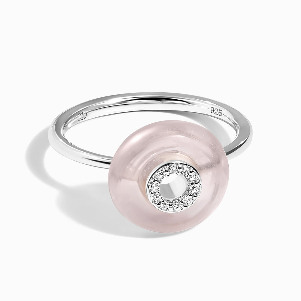 Rose Quartz Fidget Ring - Liora